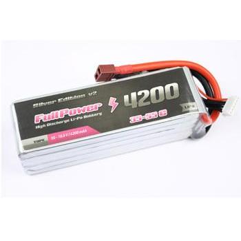 FullPower 2S 7.4V 4200mAh 35C Silver Edition V2 Deans